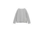TOM TAILOR Damen Sweatshirt mit Streifenmuster, blau, Gestreift, Gr. M