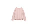TOM TAILOR Damen Sweatshirt mit Streifenmuster, rosa, Gestreift, Gr. M