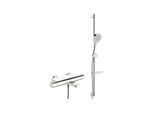 Hansa Duschsystem HANSAOPTIMA m Thermostat, Wandmontage (2-Loch), chrom (48372331)