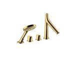 hansgrohe Fertigset Axor Starck Organic 4-L-BW-Rand-Arm., m Thermostat, pol. gol opt (12425990)