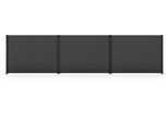 Gartenzaun STAKET PRO "Komplettzaun Paneel 150", schwarz (anthrazit struktur), H:180cm, Aluminium, Zaunelemente, LxH: 732,6x187 cm, 3 Elemente á 240 cm Breite