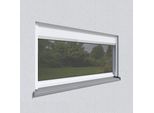 Rolladen 2 m breit, für große Fenster, Aufsatzrollladen Modell Basic, Kunststoff, Weiß, 2000 x 800 mm, mit Gurtwickler, nach Maß