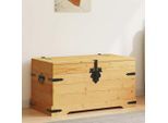vidaXL Truhe Mexiko-Stil Kiefernholz 91x49,5x47 cm