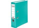 Falken PP-Color Ordner, DIN A4, Rückenbreite 80 mm, 1 Stück, türkis