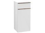 Villeroy und Boch Venticello Seitenschrank A95015DH 40,4 x 86,6 x 37,2 cm, Anschlag rechts, Griff Copper, Glossy White