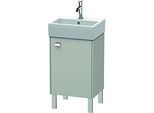 Duravit Brioso Waschtischunterbau BR4430R1007 434x339mm, Betongrau Matt, Tür rechts, Griff Chrom