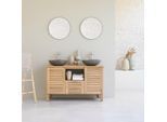 Waschbeckenunterschrank aus Eichenholz 125 Soho