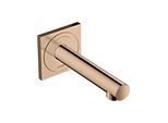 hansgrohe Elektronischer Waschtischmischer Axor Uno UP, Ausladung 161mm, polished red gold (45110300)