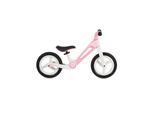 Byox Laufrad Foldy 12 Zoll, PU-Reifen, klappbar, verstellbarer Sitz, bis 35 kg rosa