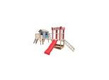 Home Deluxe Spielpark inkl. Rutsche WUNTERLAND Blau - 555 x 340 cm