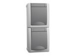 Panasonic Steckdose 2-fach senkrecht FR-AP IP54 90591086-DE)
