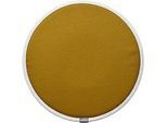 Sitzkissen ECO UPis1, Ø 320 mm, aus SEAQUAL® YARN, honiggelb
