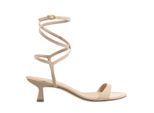 Stuart Weitzman Sandalen - Nudist Wrap 50 - Gr. 36 (EU) - in Beige - für Damen