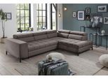 exxpo - sofa fashion Ecksofa »Bocco, hochwertige Verarbeitung, toller Sitzkomfort, bequem, L-Form« wahlweise mit Bettfunktion u. Bettkasten, inkl. Kopfteilverstellung
