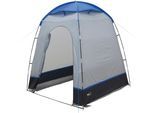 Kuppelzelt HIGH PEAK "Lido", grau (hellgrau, dunkelgrau, blau), Zelte, B/H/L: 165cm x 200cm x 165cm, B:165cm H:200cm L:165cm