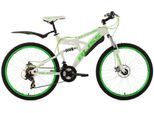 Mountainbike KS CYCLING "Bliss", grün (weiß, grün), Fahrräder, 47cm, 26 Zoll (66,04cm), für Damen und Herren, Kettenschaltung
