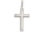 Kreuzanhänger JOBO "Anhänger Kreuz", silber (silber 925), Schmuckanhänger, Damen, Silber 925 (Sterlingsilber), 925 Silber
