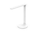 meet by Paperflow ATIAS LED-Tischleuchte weiss, 900 lm, verstellbarer Gelenkarm, Qi-Ladepad & USB, CCT