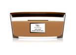 Woodwick Santal Myrrh geurkaars met een houten lont (hearthwick) 453,6 g