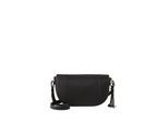 TOM TAILOR DENIM Damen TTPRIYA M Umhängetasche mit dekorativem Anhänger, schwarz, Uni, Gr. ONESIZE