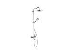 hansgrohe Showerpipe Axor Montreux m TH, Kopfbrause, 240mm, 1j, brush. bla vc (16572340)