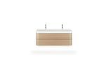 Duravit Möbelwaschtisch Happy D.2 Plus 117,5x49cm, 2 Schubk., mediterrane Eiche (HP4379O71710000)