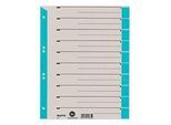 LEITZ® Trennblätter A4 1652, zur freien Verwendung, 100 Stück, hellblau