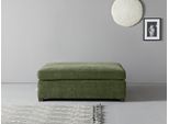 Polsterhocker HOME AFFAIRE "Skara XXL", grün, B:120cm H:48cm T:130cm, 100% Polyester, Hocker, Polsterhocker, Passend zur Serie »Skara XXL«.