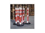 TEMKA Kettenpfosten - Set, r/w 6 Pfosten + 5x3m Kette (12463 ZR)