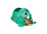 Spielzelt RELAXDAYS "Pop Up Robbe", Kinder, grün (natur, dunkelgrün, türkis), Spielzelte Spielzelt