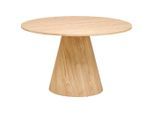 Mid.you Esstisch, Eichefarben, Holzwerkstoff, Holzoptik, rund, konisch, A-Form, 120x75x120 cm, Esszimmer, Esstische, Esstische rund