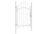 vidaXL Gartentor Stahl 1x2,25 m Weiß