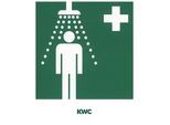KWC Aquarotter Sicherheitszeichen, Notdusche, Klebefolie, 2000101152 2000101152