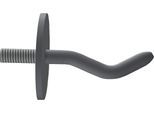 KWC Aquarotter Aufhängehaken, SIRIUS, Edelstahl, für Handbürste, 2000101471 2000101471