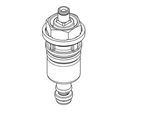 KWC Aquarotter Funktionsteil, AQUALINE, für WC-Spüler DN15, 2000104394, 2000104394 2000104394