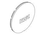 KWC Aquarotter Firmenplakette, grau, Logo, 2000104734, 2000104734 2000104734