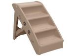 VidaXL Hundetreppe mit 4 Stufen (klappbar) braun