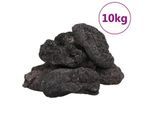 VidaXL Lavagranulat Schwarz 10-30 10 kg