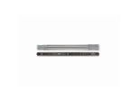 BMI Gliedermaßstab Aluminium 2 m mit Federgelenk, 1,4 mm stark, Teilung silber