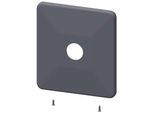 KWC Aquarotter Edelstahlabdeckplatte, 205x225 mm, Bohrung für Druckknopf, 2000104897, 2000104897 2000104897