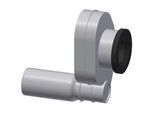 KWC Aquarotter Siphon, mit Radarsensoraufnahme, 2000105798, 2000105798 2000105798