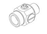 KWC Aquarotter Wassermengenregulierung, DN15, G1/2BxG1/2, absperrbar, 2000106008, 2000106008 2000106008