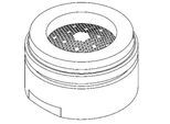KWC Aquarotter Laminarstrahlregler, M24x1, 6l, 2030012352, 2030012352 2030012352
