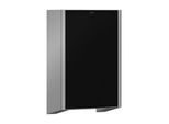 KWC Aquarotter Händetrockner, EXOS, Edelstahl, IR, 200x325x120 mm, Front ESG schwarz, 230 V, 2030034 2030034622