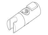 KWC Aquarotter Brausehalter, Kunststoff, verchromt, 2030051577, 2030051577 2030051577