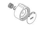 KWC Aquarotter Griffdruckkappe, F3, 2030046771 , 2030046771 2030046771
