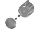 KWC Aquarotter Temperaturwahlgriff, F5, Metall, ohne Logo, 2030050541, 2030050541 2030050541