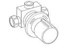 KWC Aquarotter Thermostatbatterie, AQUATIMER, UP, 2030040725, 2030040725 2030040725