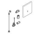 KWC Aquarotter Urinalspülarmatur, F5, elek., DN15, UP, Umrüstung KERAMAG 200, Batterie, 2030064153 2030064153
