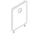 KWC Aquarotter Edelstahlabdeckplatte, F3, 190x245 mm, 3600008534, 3600008534 3600008534